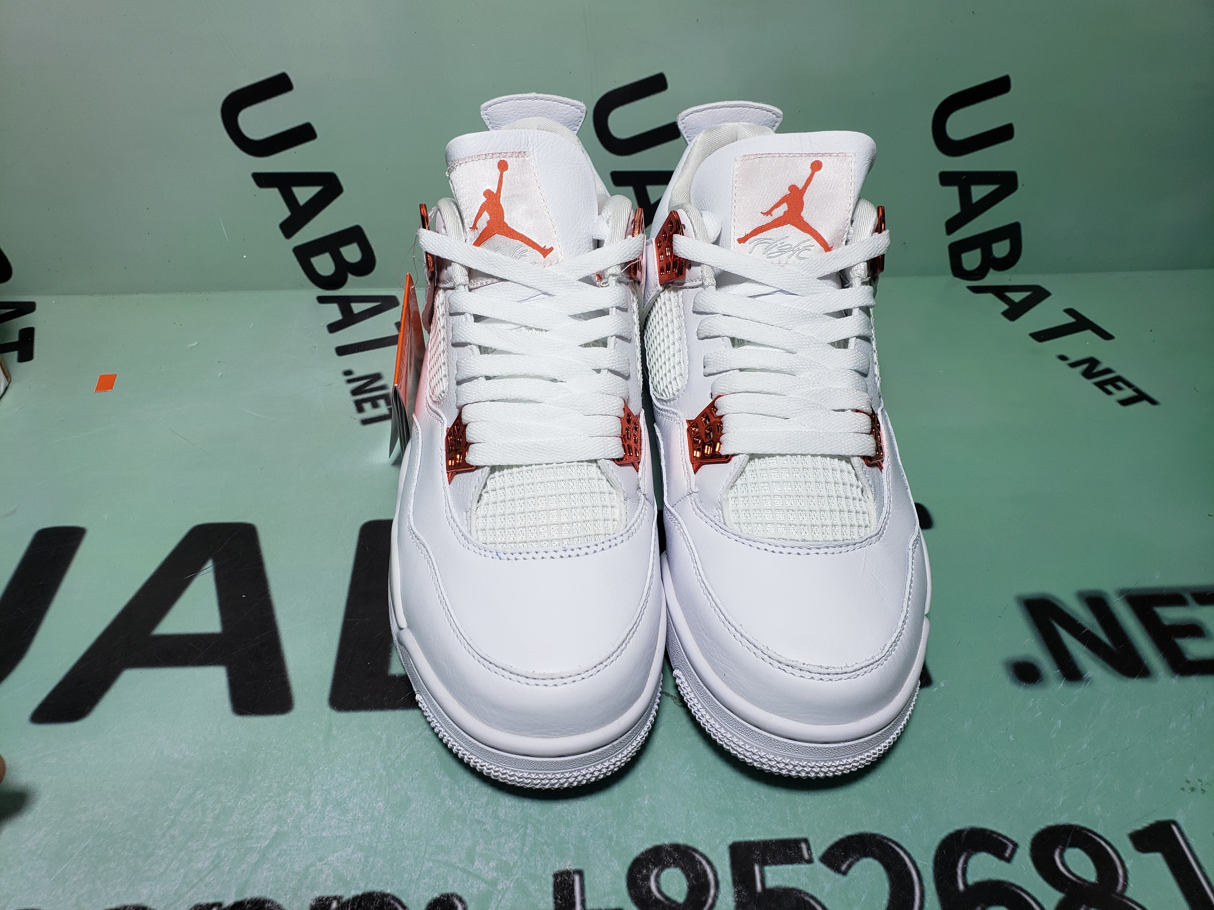 Uabat Jordan 4 Retro Metallic Orange,CT8527-118 