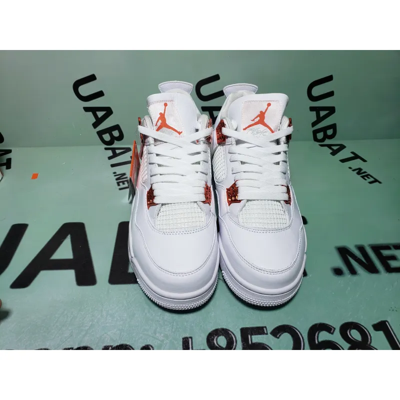 Uabat Jordan 4 Retro Metallic Orange,CT8527-118 