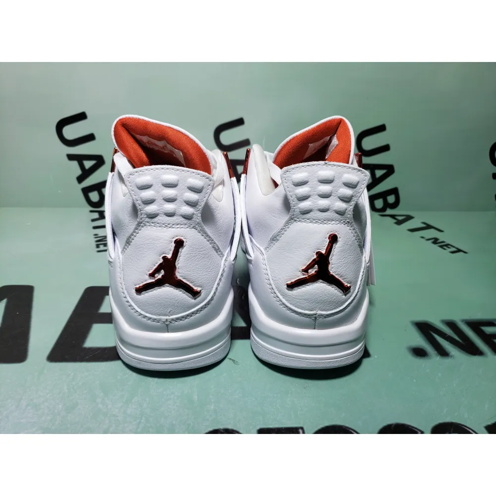 Uabat Jordan 4 Retro Metallic Orange,CT8527-118 