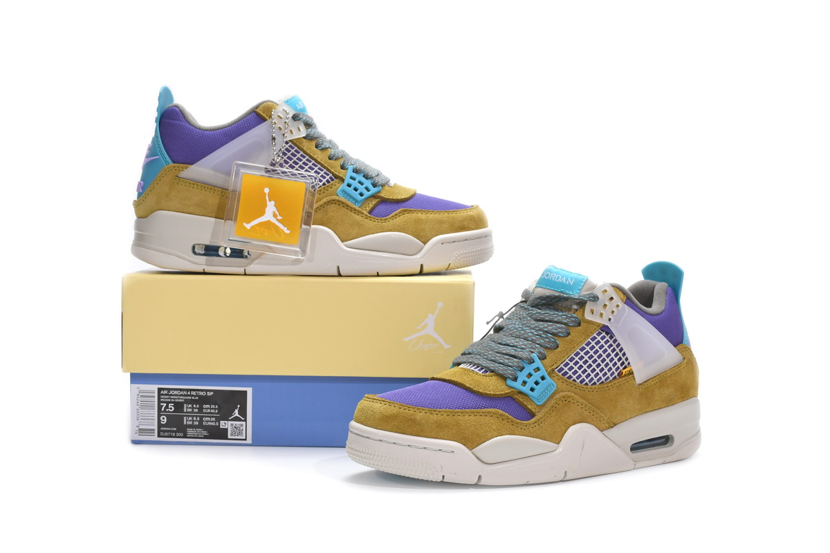 Uabat Jordan 4 Retro SP 30th Anniversary Union Desert Moss, DJ5718-300   