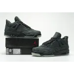 Uabat Jordan 4 Retro Kaws Black, 930155-001  