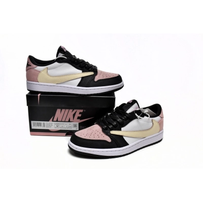 Uabat Jordan 1 Retro Low SP Travis Scott Black Red,  DM7866-066 01