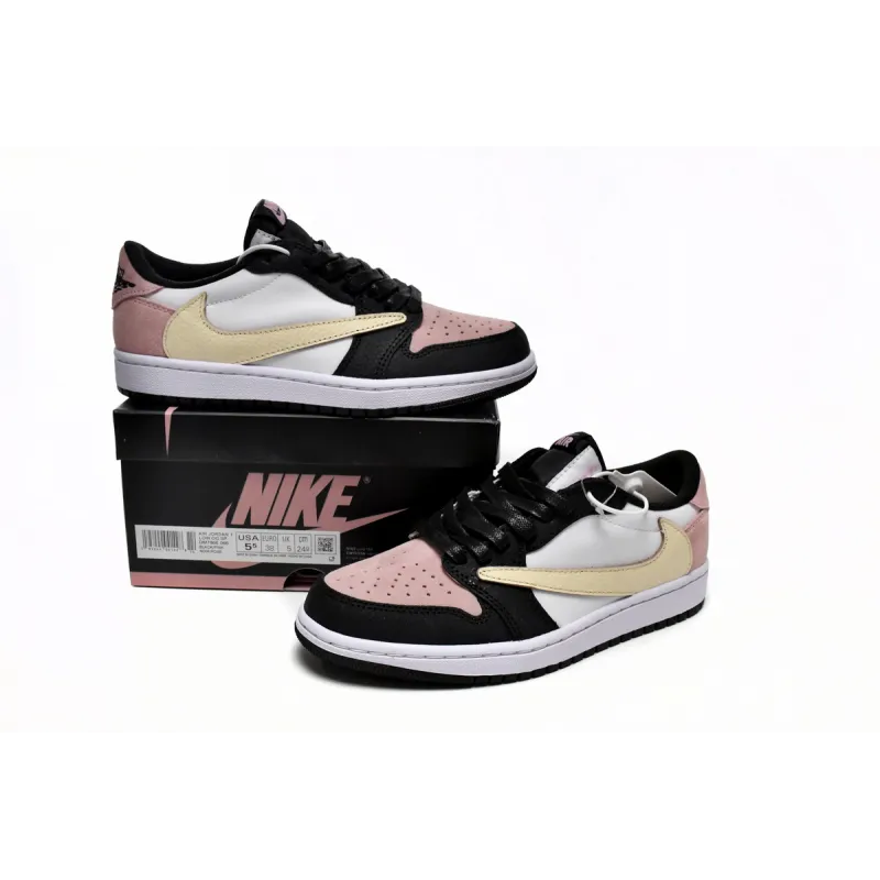 Uabat Jordan 1 Retro Low SP Travis Scott Black Red,  DM7866-066