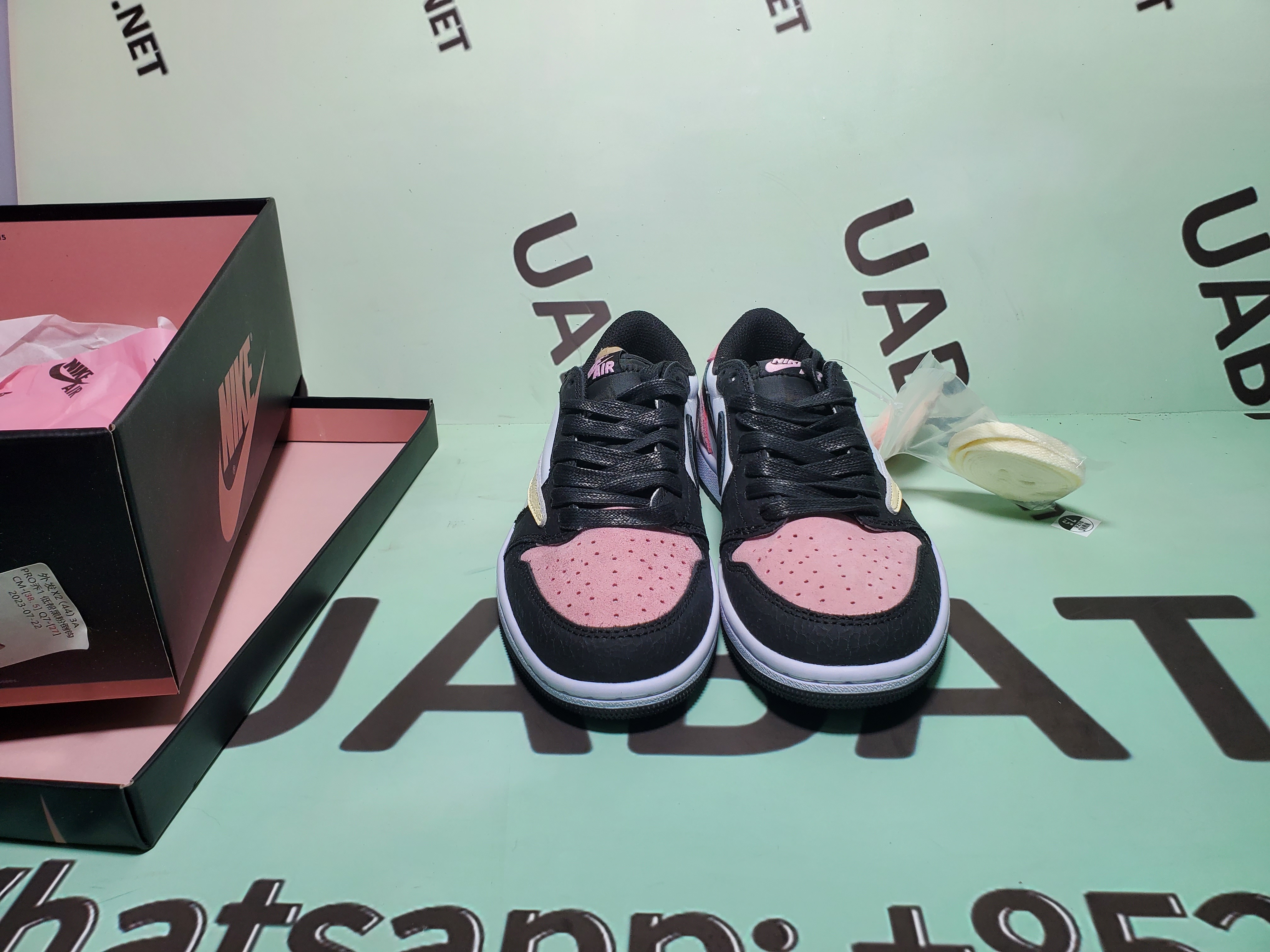 Uabat Jordan 1 Retro Low SP Travis Scott Black Red,  DM7866-066