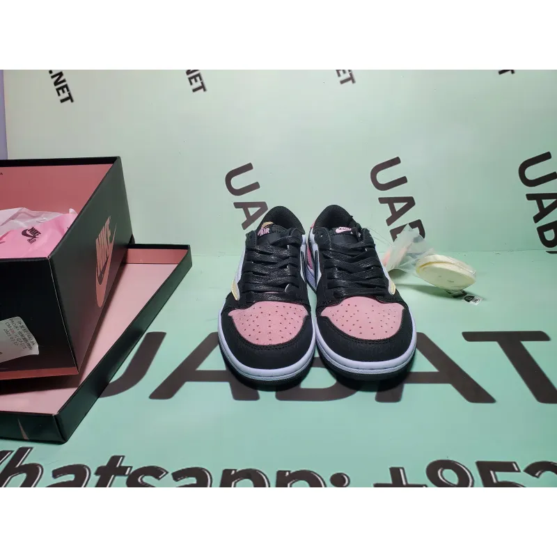 Uabat Jordan 1 Retro Low SP Travis Scott Black Red,  DM7866-066