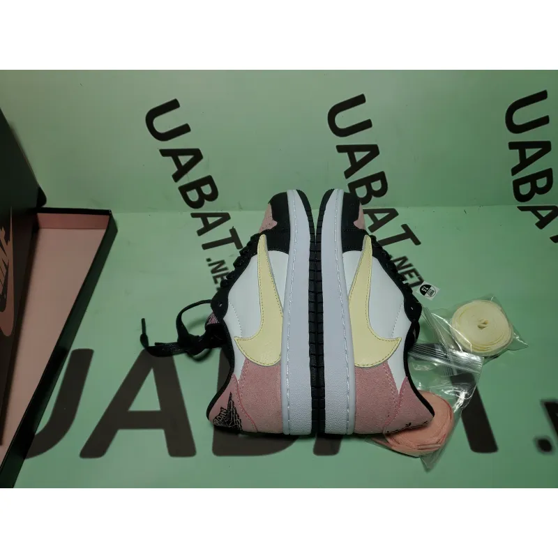 Uabat Jordan 1 Retro Low SP Travis Scott Black Red,  DM7866-066