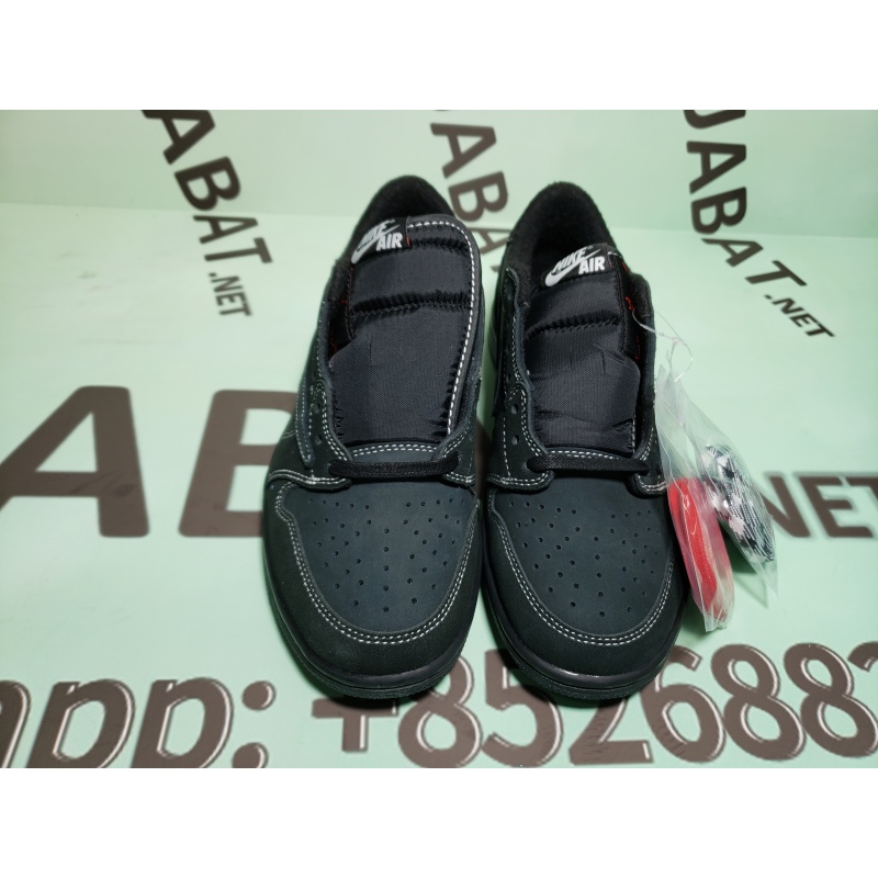 (Limited time special price $79)  Uabat Jordan 1 Retro Low SP Travis Scott Black Phantom,  DM7866-001