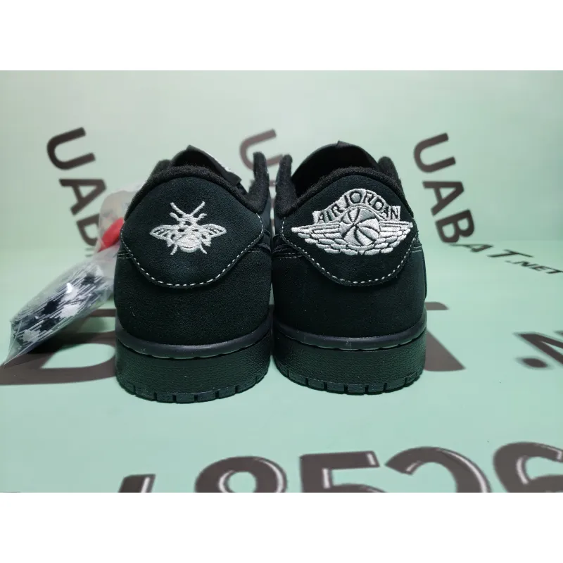(Limited time special price $79)  Uabat Jordan 1 Retro Low SP Travis Scott Black Phantom,  DM7866-001