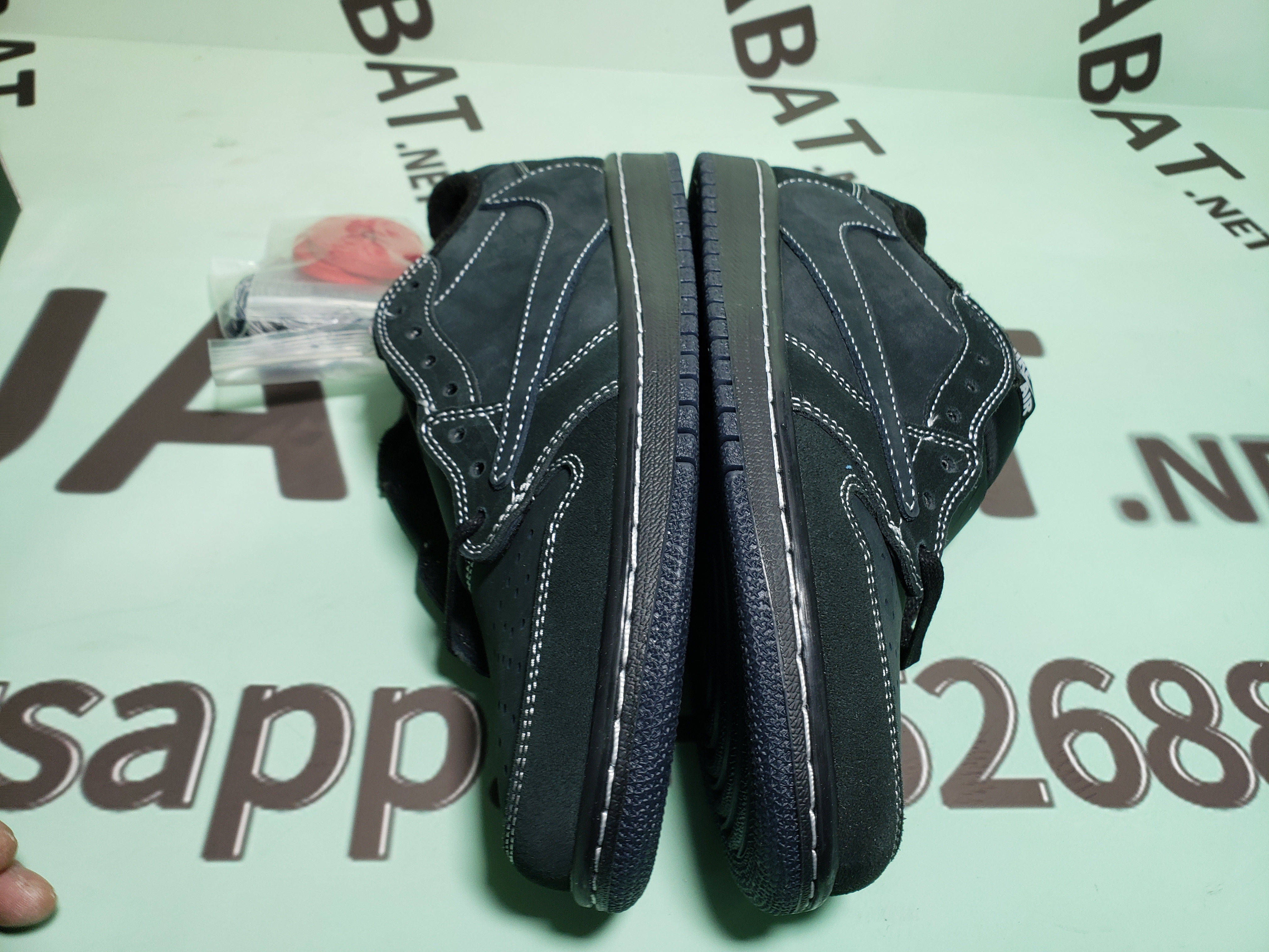 Uabat Jordan 1 Retro Low SP Travis Scott Black Phantom,  DM7866-001