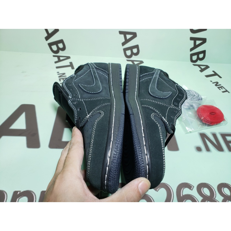 (Limited time special price $79)  Uabat Jordan 1 Retro Low SP Travis Scott Black Phantom,  DM7866-001