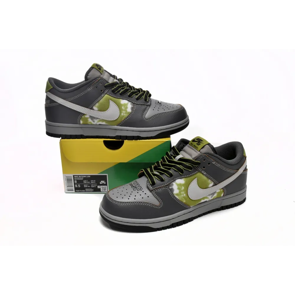 Uabat Dunk Low SB Friends and Family x HUF ,FD8775-002