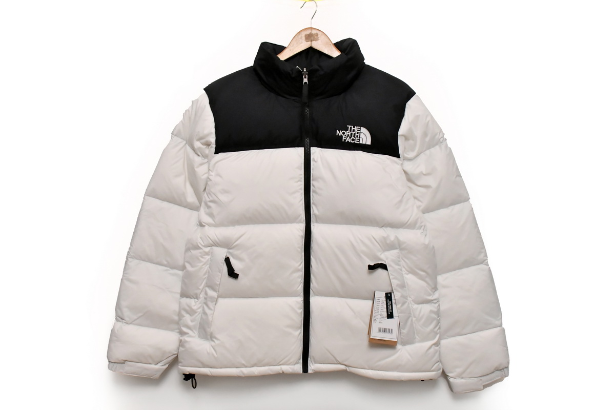Uabat TheNorthFace Splicing White And Black