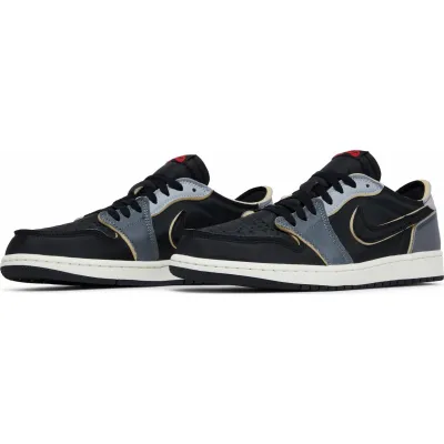 OG Jordan 1 Low OG EX Black Smoke Grey ,DV0982-006   01