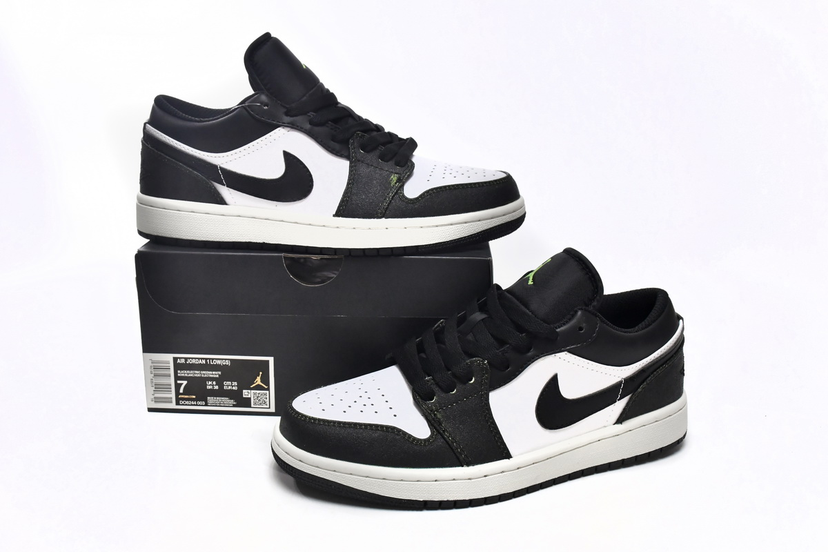 OG Jordan 1 Low Wear Away Electric Green ,DO8244-003  