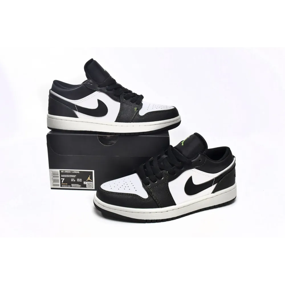 OG Jordan 1 Low Wear Away Electric Green ,DO8244-003  