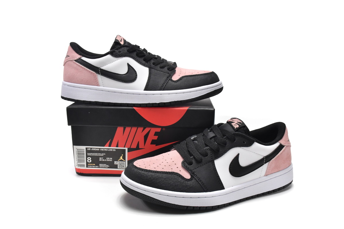 OG Jordan 1 Low OG Bleached Coral, CZ0790-061