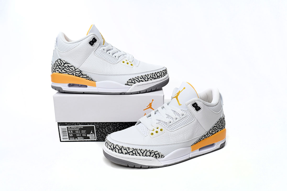 OG Air Jordan 3 Retro Laser Orange, CK9246-108