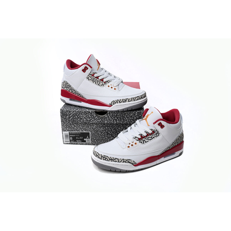 OG Air Jordan 3 Retro Cardinal Red, CT8532-126  