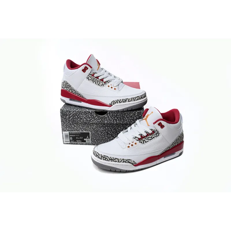 OG Air Jordan 3 Retro Cardinal Red, CT8532-126  