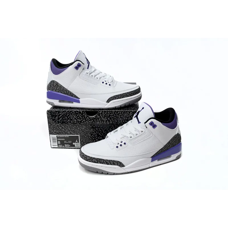 OG Air Jordan 3 Retro Dark Iris, CT8532-105   