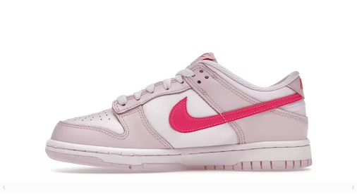 Uabat Dunk Low Triple Pink, DH9765-600