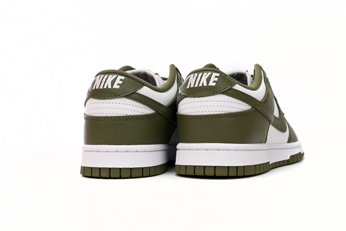 OG Dunk Low White Scattered olive Green, DD1503-200