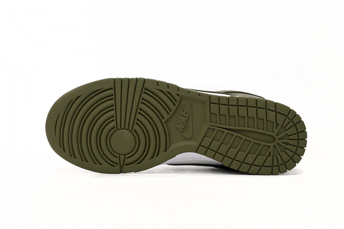 OG Dunk Low White Scattered olive Green, DD1503-200