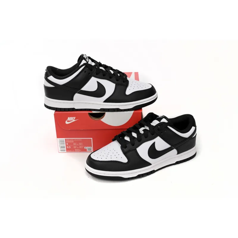 OG Dunk Low Retro White Black Panda, DD1391-100   