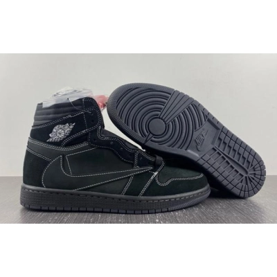 Uabat Uabat Jordan 1 Retro High SP Travis Scott Black Phantom   01