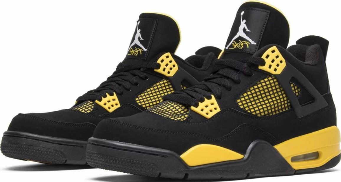 Uabat Jordan 4 Retro Yellow Thunder,308497-008