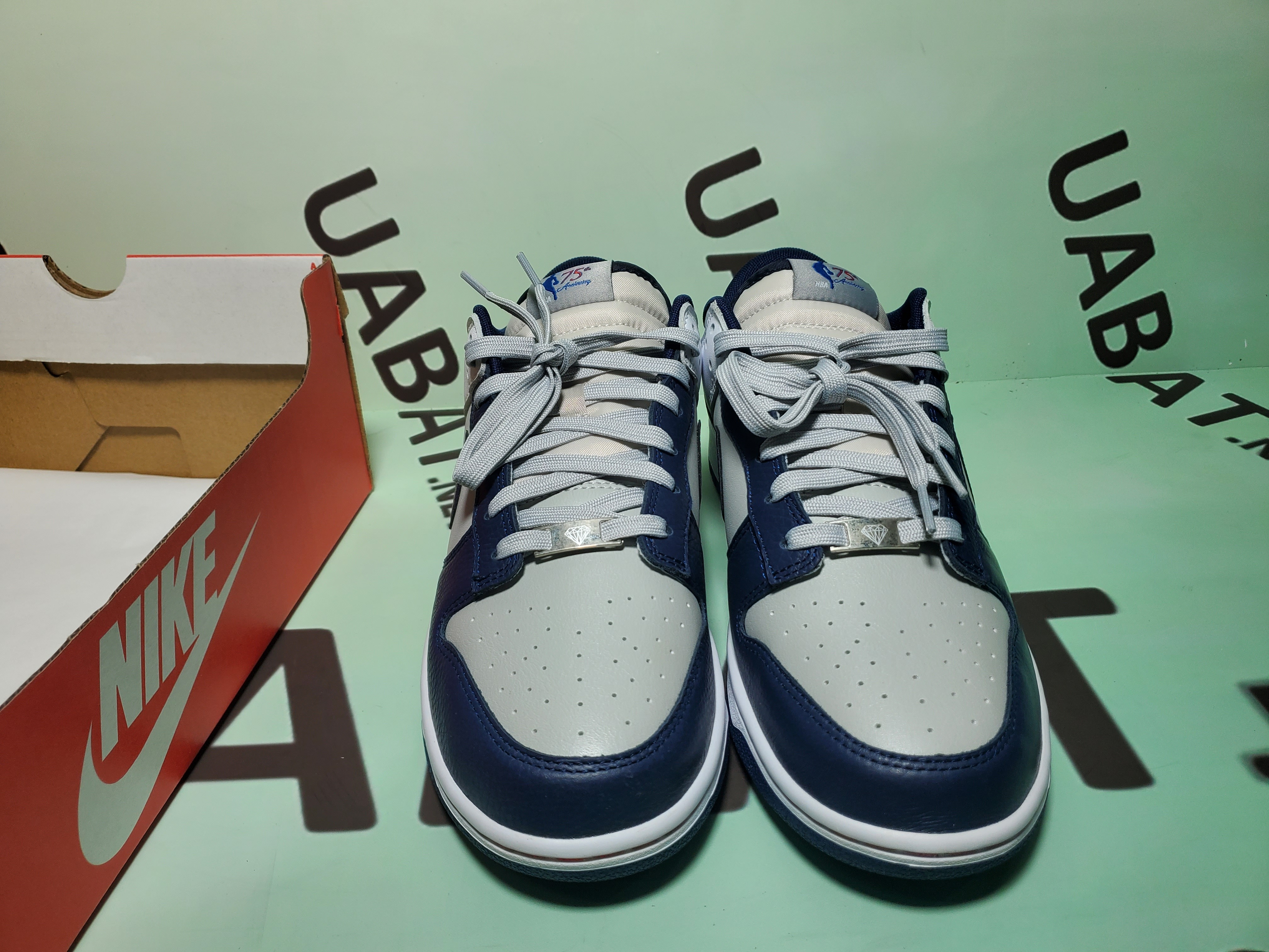 Uabat Dunk Low EMB NBA 75th Anniversary Brooklyn Nets,DD3363-001