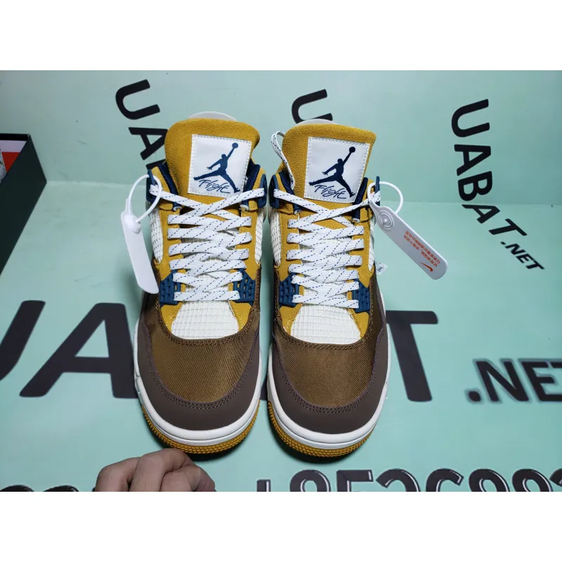 Uabat Air Jordan 4 "Cacao Wow" Brown White,FB2214-200