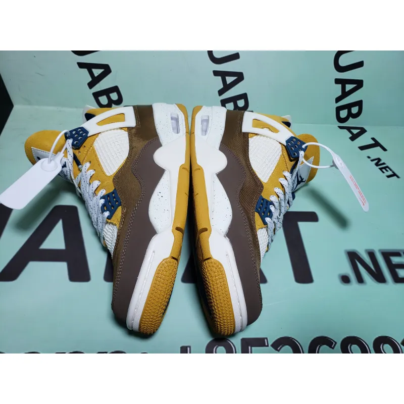 Uabat Air Jordan 4 "Cacao Wow" Brown White,FB2214-200