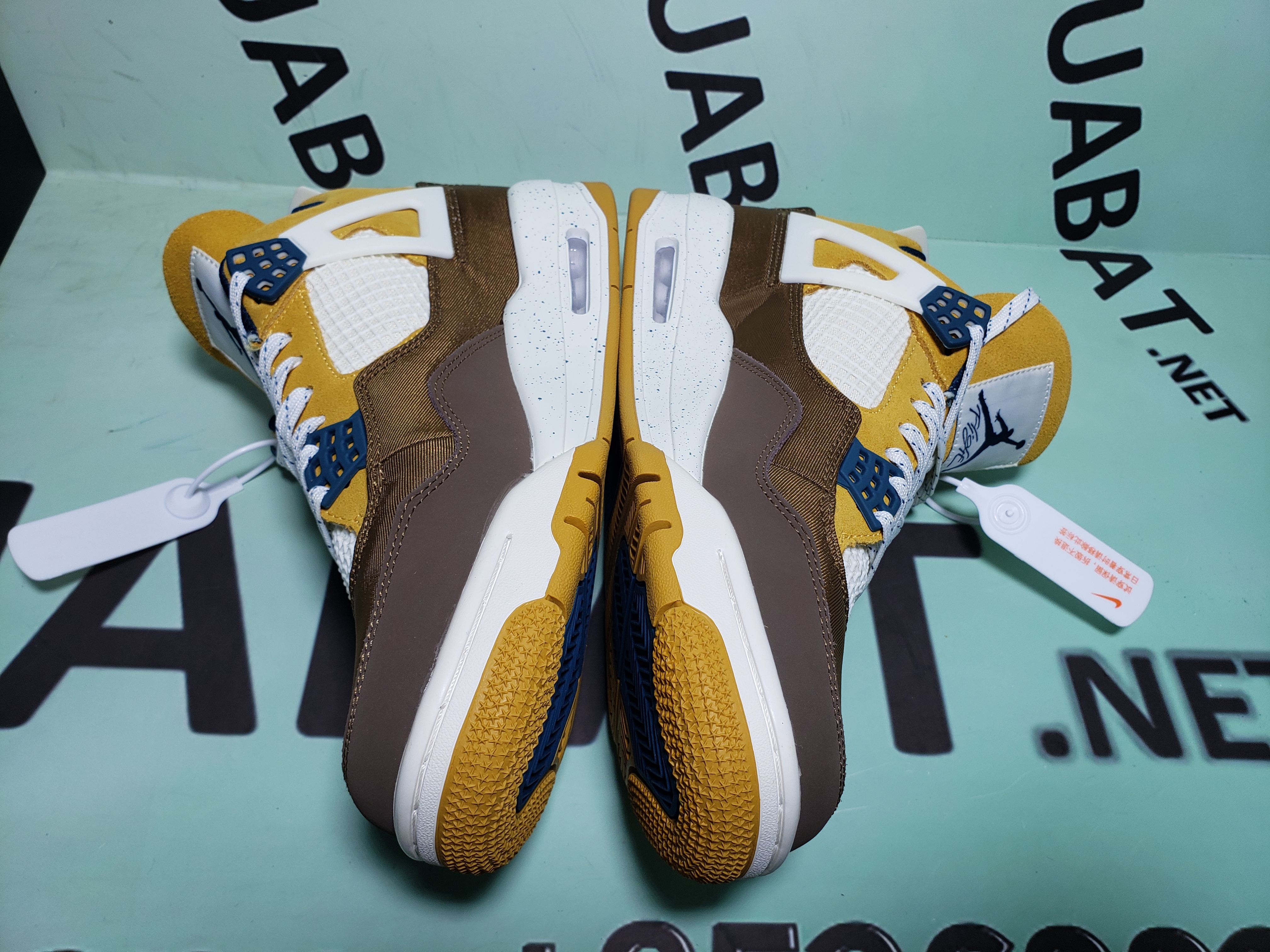 Uabat Air Jordan 4 "Cacao Wow" Brown White,FB2214-200