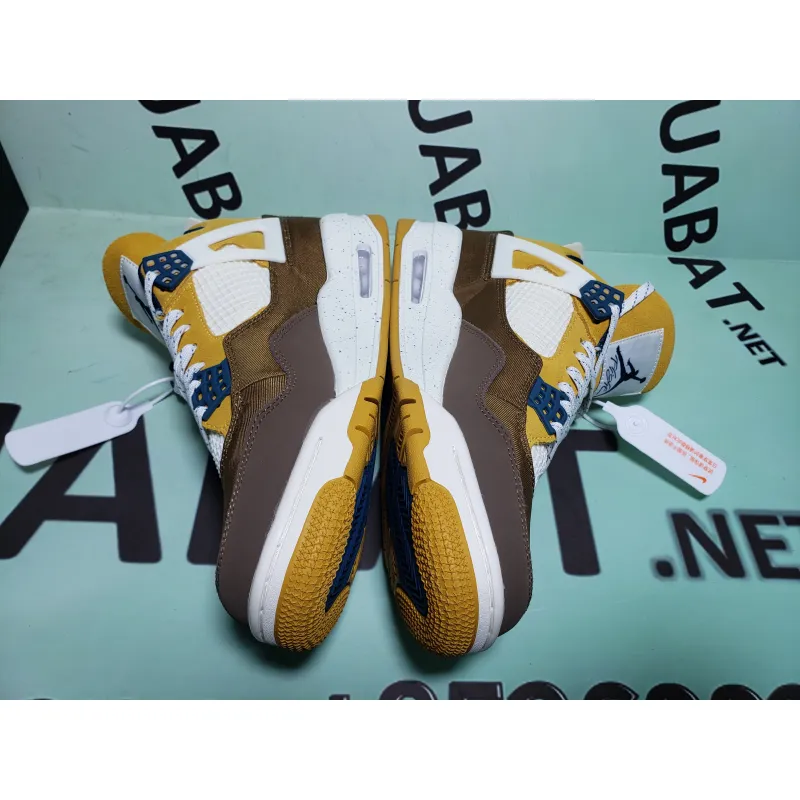 Uabat Air Jordan 4 "Cacao Wow" Brown White,FB2214-200