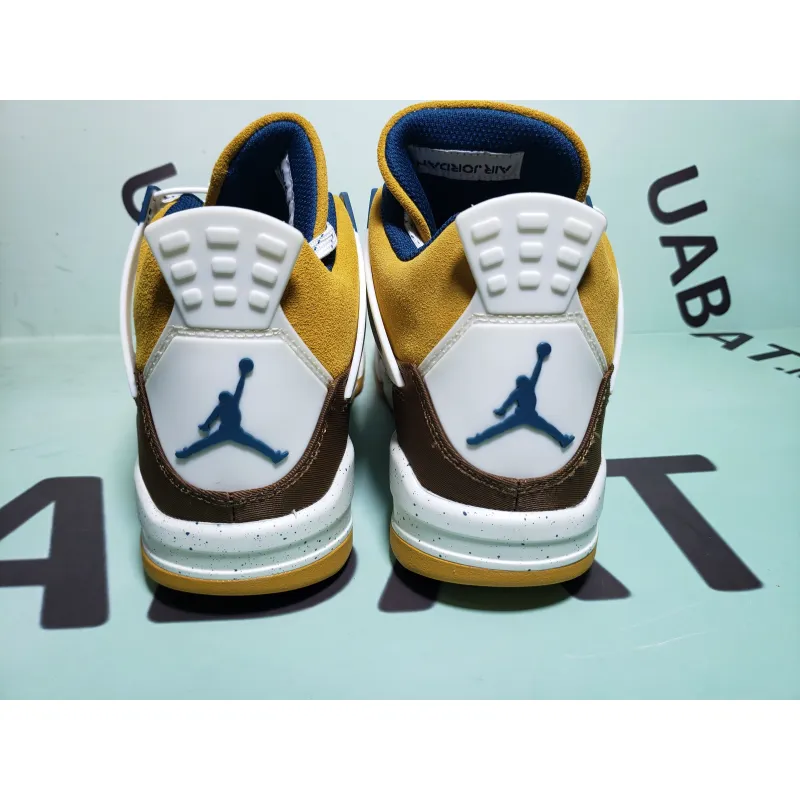 Uabat Air Jordan 4 "Cacao Wow" Brown White,FB2214-200