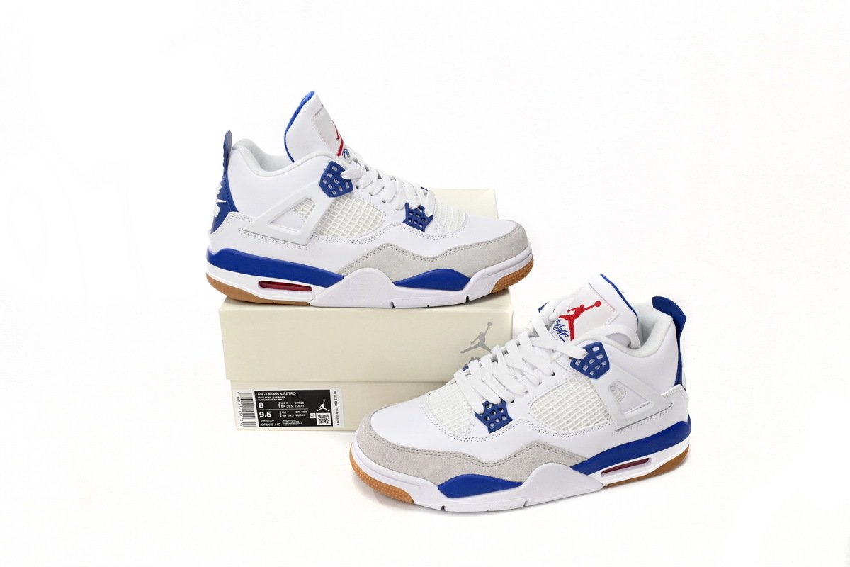 Uabat SB x Air Jordan 4 “Sapphire”Sapphire Blue,DR5415-140