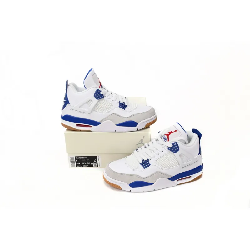 Uabat SB x Air Jordan 4 “Sapphire”Sapphire Blue,DR5415-140