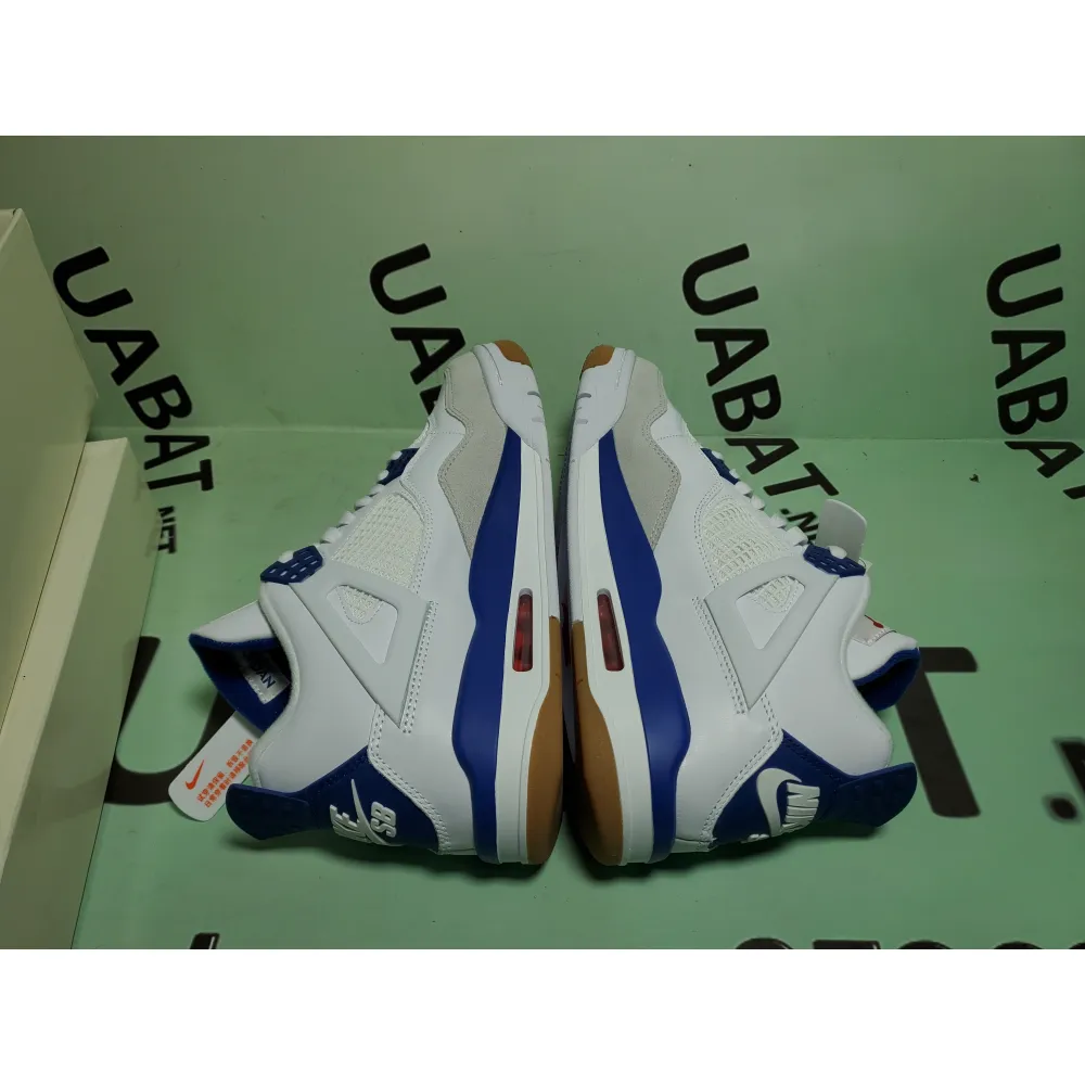 Uabat SB x Air Jordan 4 “Sapphire”Sapphire Blue,DR5415-140