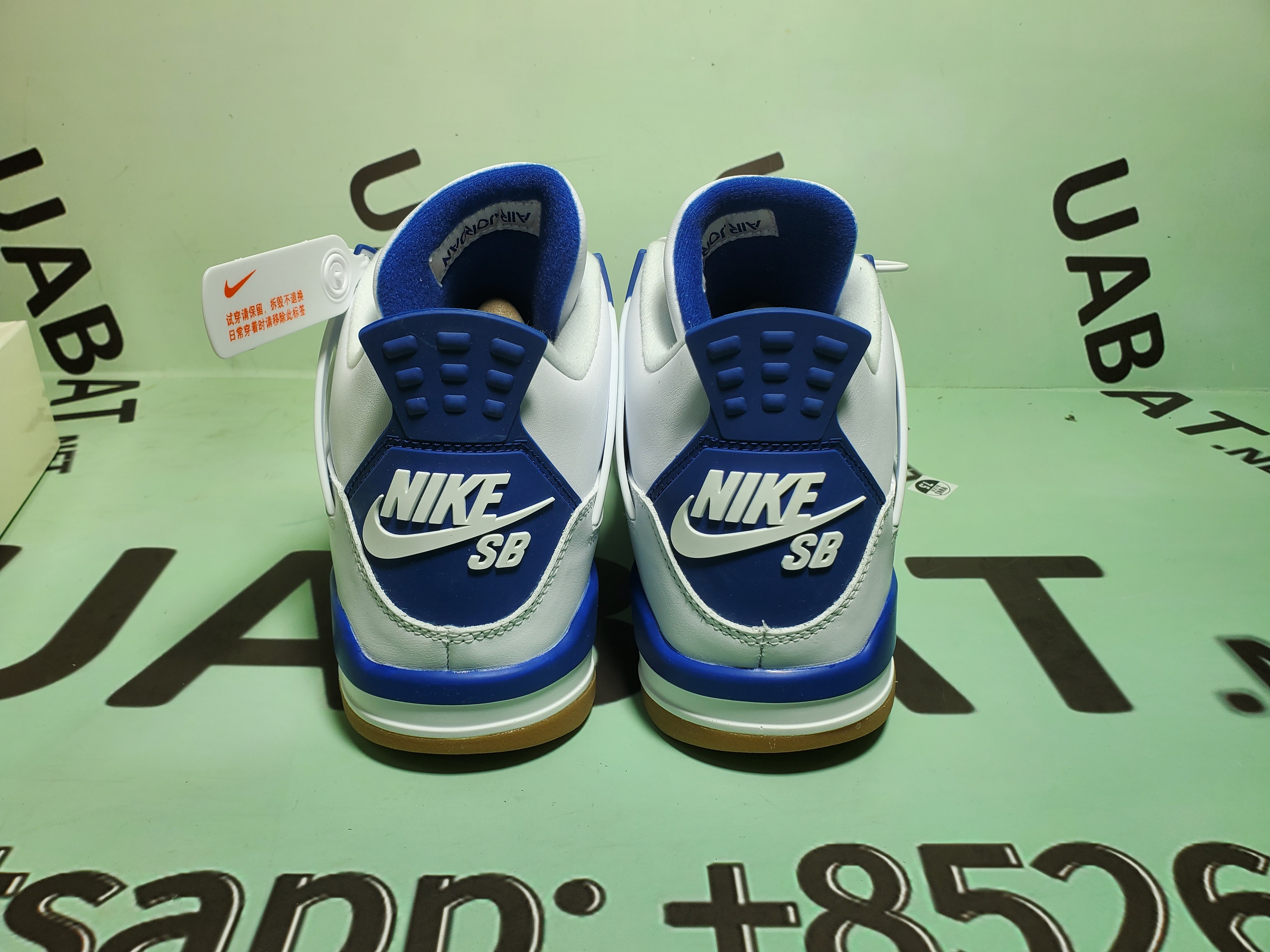 Uabat SB x Air Jordan 4 “Sapphire”Sapphire Blue,DR5415-140