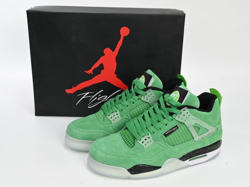 Uabat Jordan 4 Retro Emerald Green Black,904284