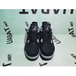 (50%off limited time promote) Jordan 4 Retro Black Canvas, DH7138-006