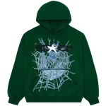 Sp5der Web Hoodie Hunter Green 