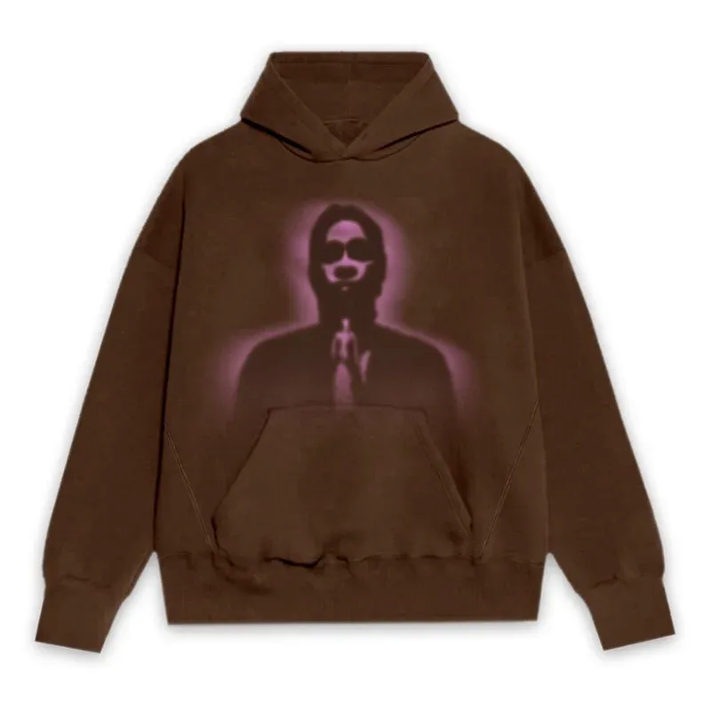 Sp5der Thug Hoodie Brown