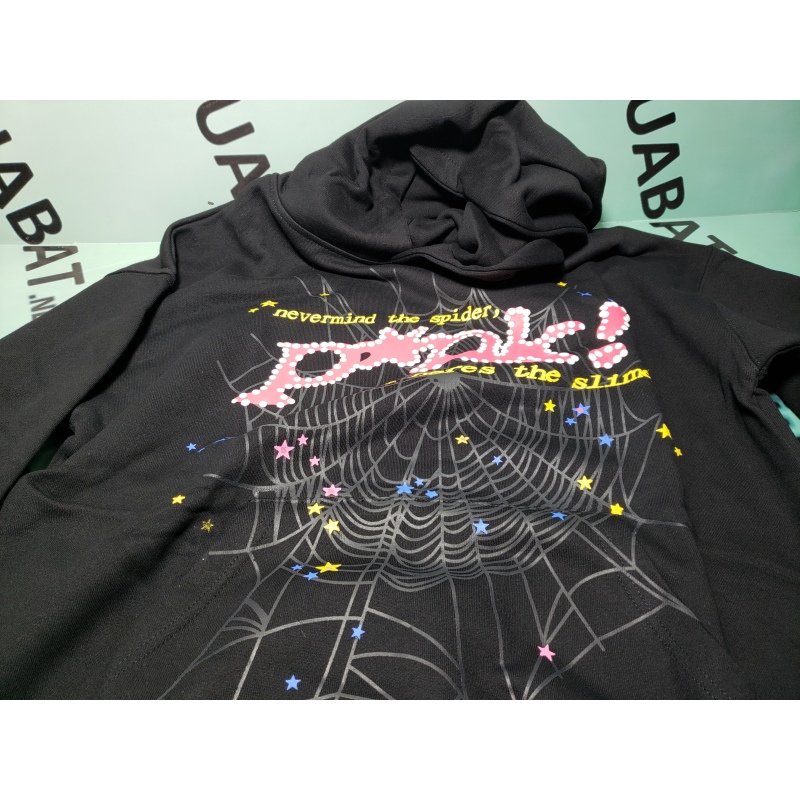 Sp5der Young Thug Black Punk Hoodie