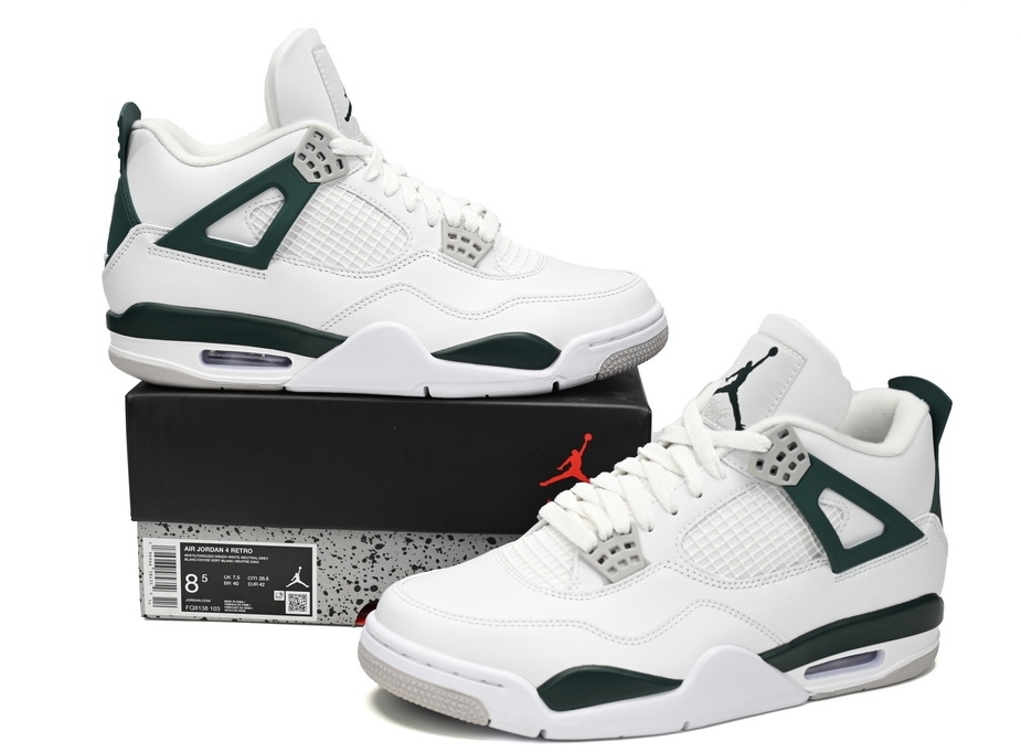 Uabat Jordan 4 White Green,FQ8138-103