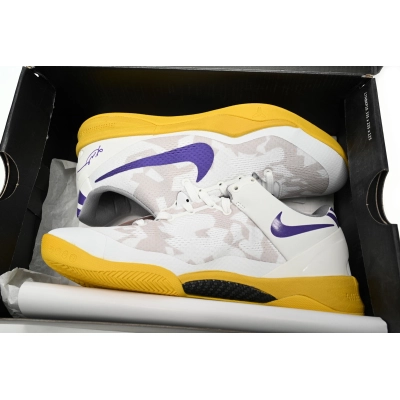 Uabat Kobe 8 Low White/Purple-Yellow,555035-101 02