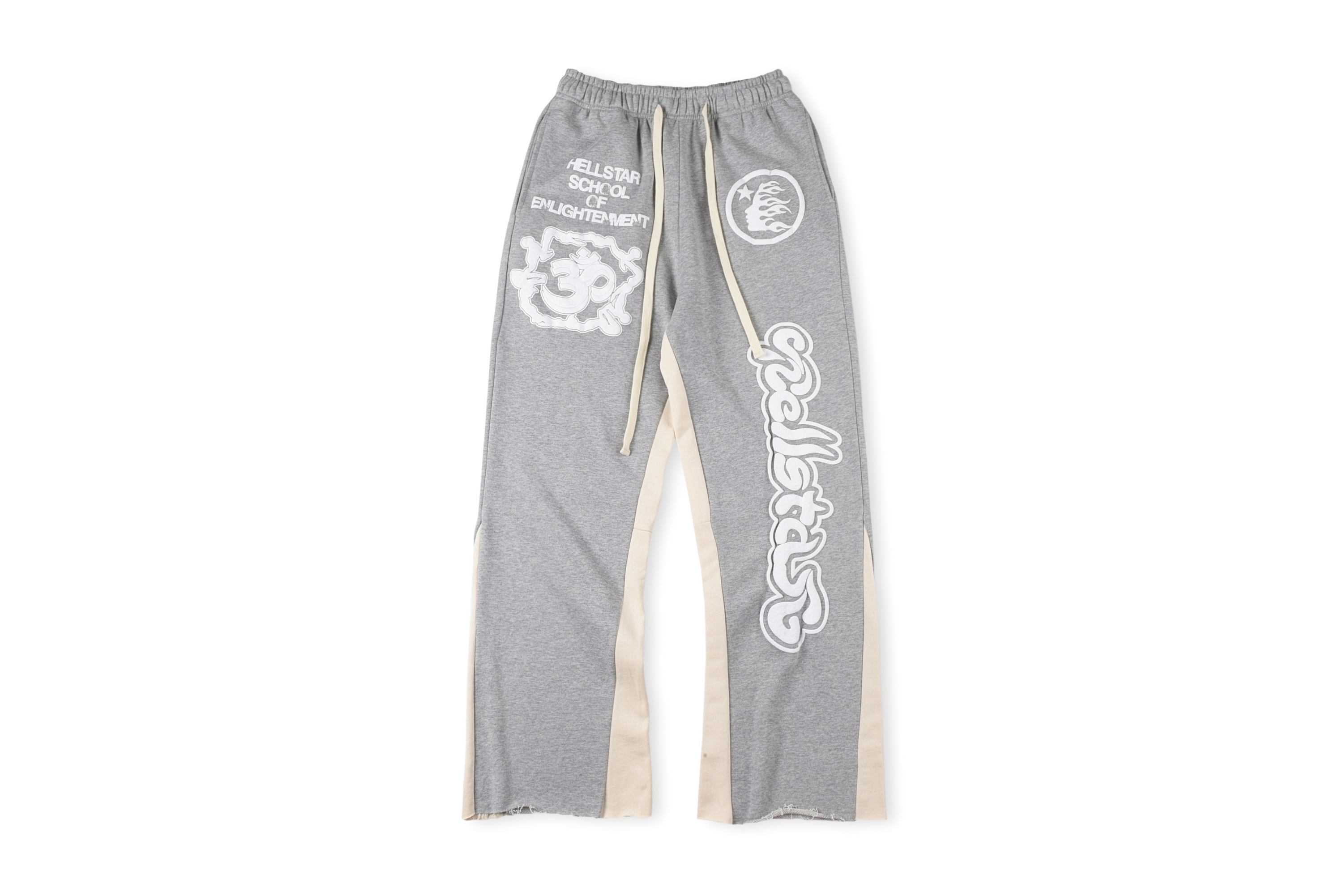 Hellstar Flare Sweatpants Grey