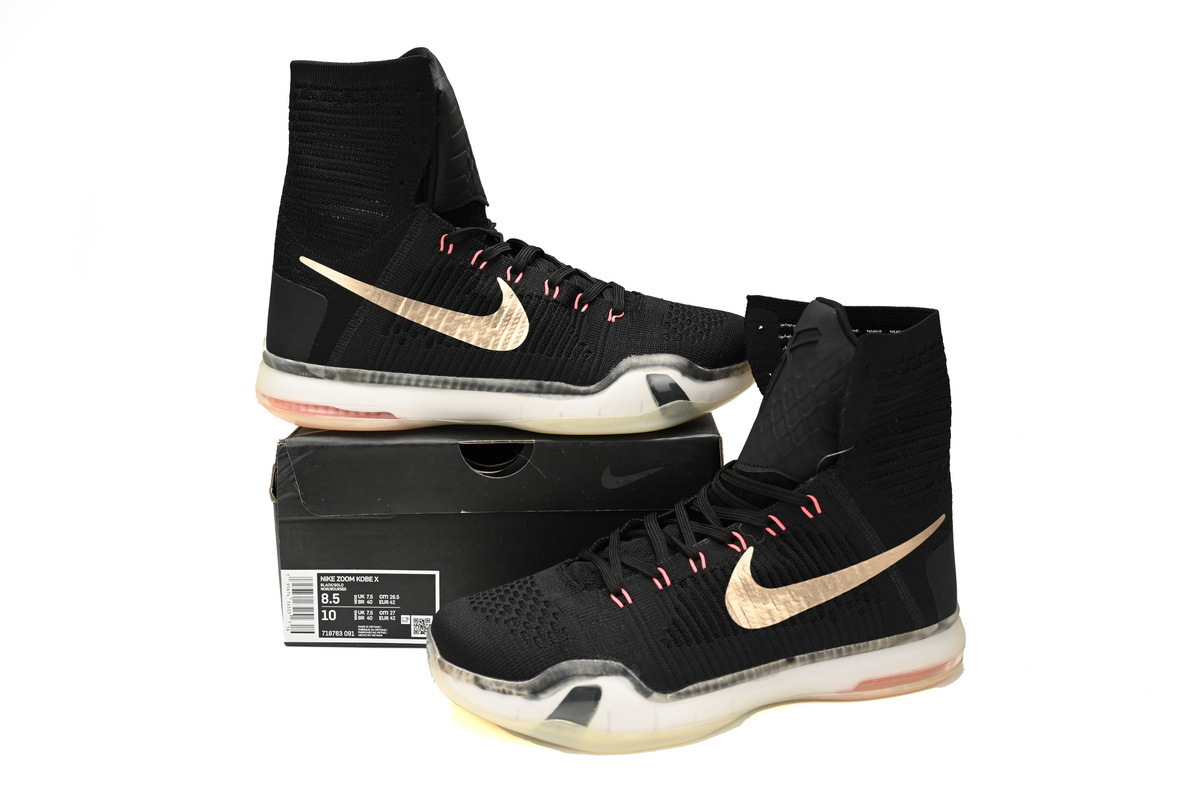 Uabat Kobe 10 Elite Elite High Rose Gold Pack,718763-091