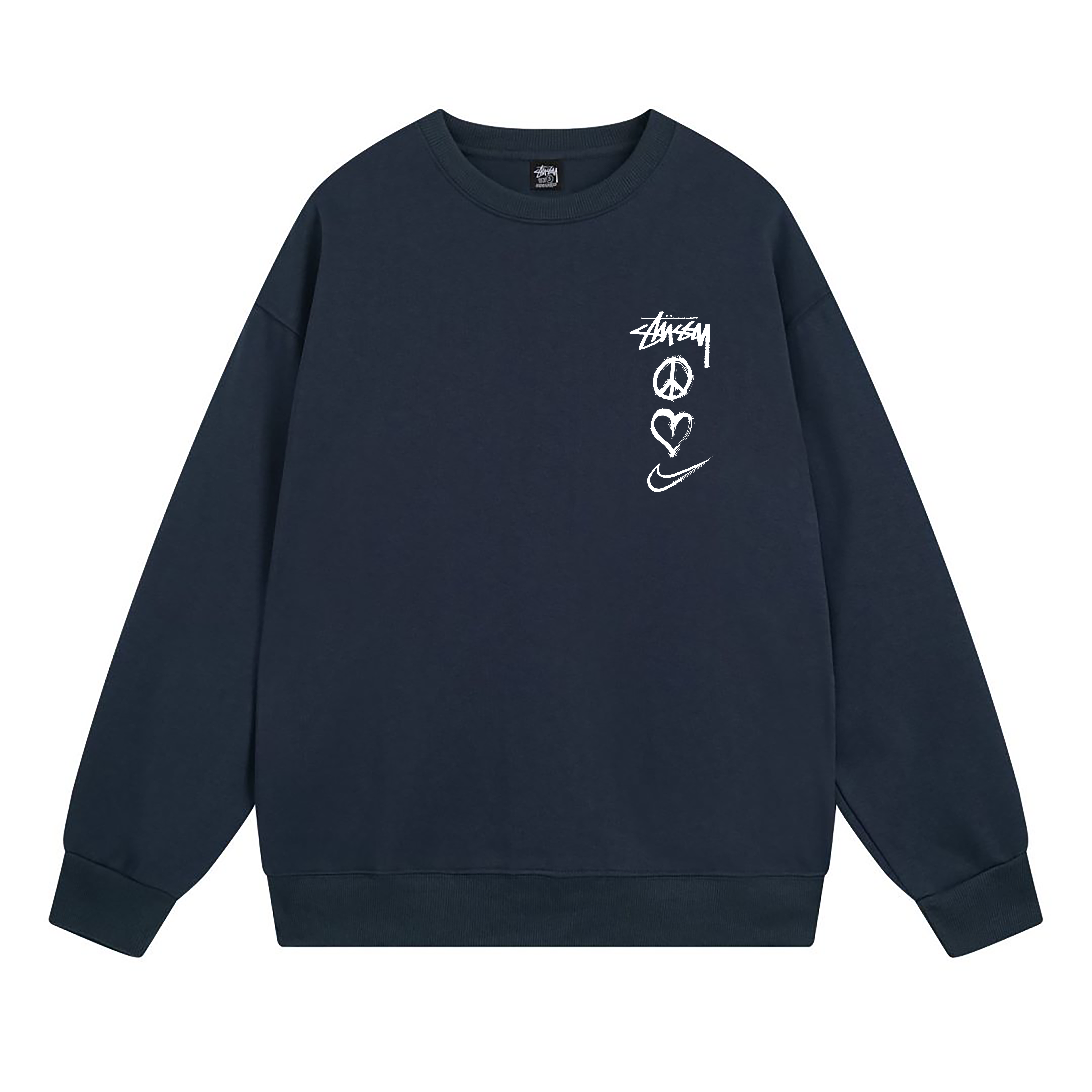 Stussy Hoodie Navy Blue，XB508